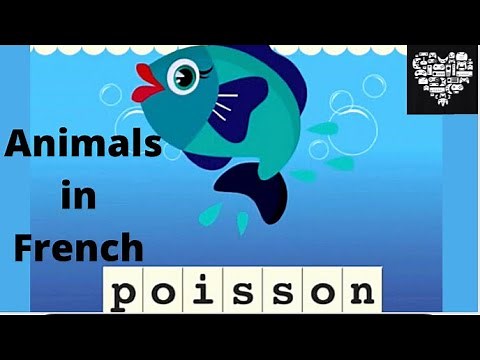 LEARN FRENCH ANIMALS in French Vocabulary for Kids / LES ANIMAUX EN FRANCAIS / Animales en Frances