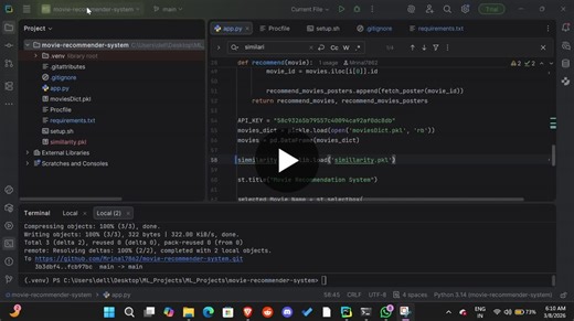 Movie Recommendation System Built with Machine Learning | Mrinal Devnath posted on the topic | LinkedIn