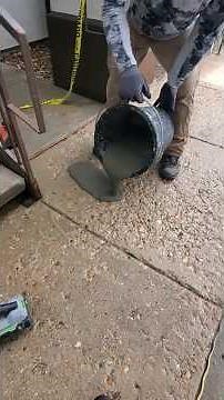 Saved my customer $2,600 with this trick. Resurfacing concrete ramp. #concrete #repair #diy