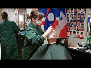 Strict barberette forced head shave 💈✂️