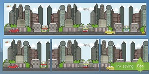 Superhero Small World Background