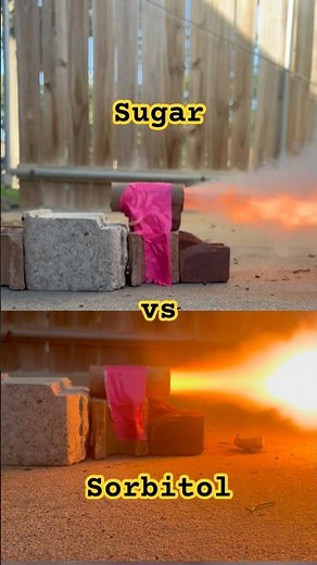 Sugar vs Sorbitol Rocket Engine Test #propulsion #rocket #rocketscience #diy #engineering