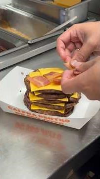 BIGGEST @BURGERKING SANDWICH 6 patties 🍔 #food #food #burger