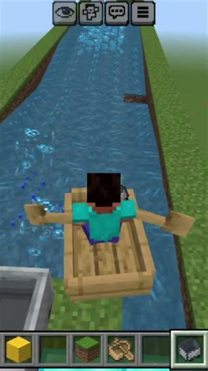 💧 Minecraft Water Drop Track 🌊Aaj maine ek crazy water track banaya hai jisme player upar se slide