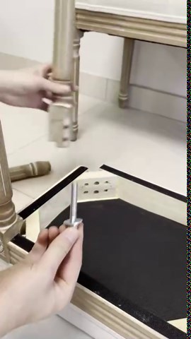 ROSE MERRY Vanity Stool Chair for Makeup Room with Upholstered Bench, Vanity Chair with Back for Dining and Living Room Bedroom, Stools for Vanity, Beige