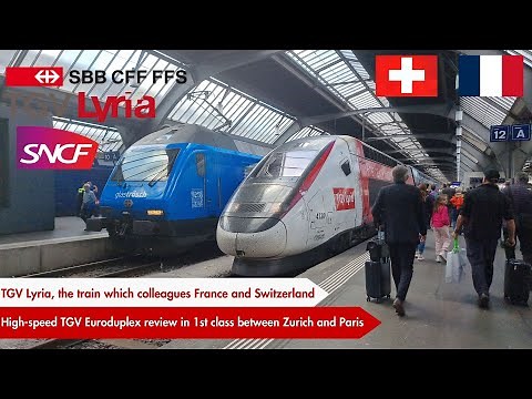 TGV Lyria: Swtizerland-France international high-speed train in 1st class [Zurich to Paris Review]
