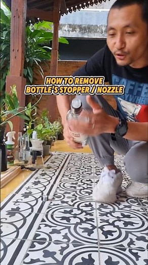 How To Remove Bottle's Stopper / Nozzle "Reusable Bottle"