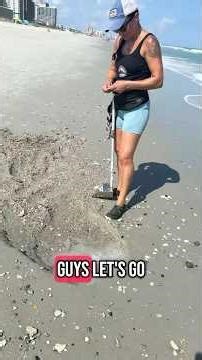 Shark Tooth Hunting 101 🦈 #myrtlebeach #sharktooth #fossilfinds #sharkteeth #sharkweek #creative