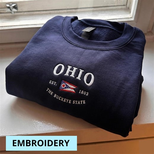 Ohio Sweatshirt, Midwest Crewneck Pullover, Ohio Hoodie, Ohio T-shirt - Etsy