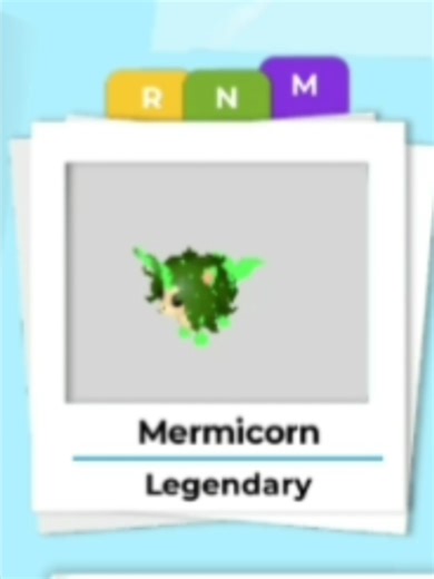 Todas las versiones de Mermicorn en Adopt Me