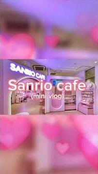 Sanrio Cafe (mini vlog) ❤️ Tokyo, Japan | KAWAII SANRIO VLOG #shorts #kawaii #japan