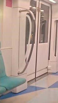 Dubai Metro next station is Al Qusais. empty women's cabin.#dubai metro inside
