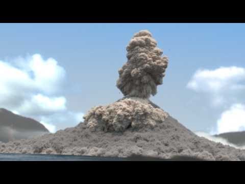 How I Built a Cinematic Volcano Eruption in Houdini — Full Breakdown