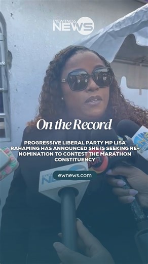 47K views · 198 reactions | ON THE RECORD: Progressive Liberal Party (PLP) Member of Parliament for Marathon, Lisa Rahaming, says she is seeking the party’s re-nomination to contest the constituency in the 2026 general election. Her comments come amid reports suggesting the party may be considering other options and is not prepared to immediately give her the nod for the seat. Rahaming was first elected as the MP for Marathon in 2021. | Eyewitness News Bahamas | Facebook