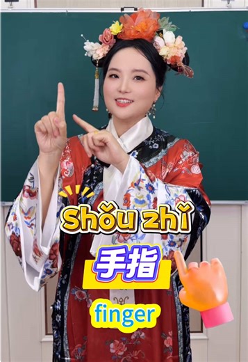 hand and finger in Chinese手✋，手指🤌#学中文 #learnchinese #mandarin #learnontiktok #chinese