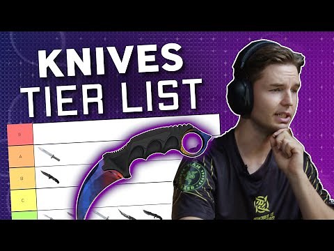 NIP Dev1ce's CS:GO Knife Tier List! 🗡