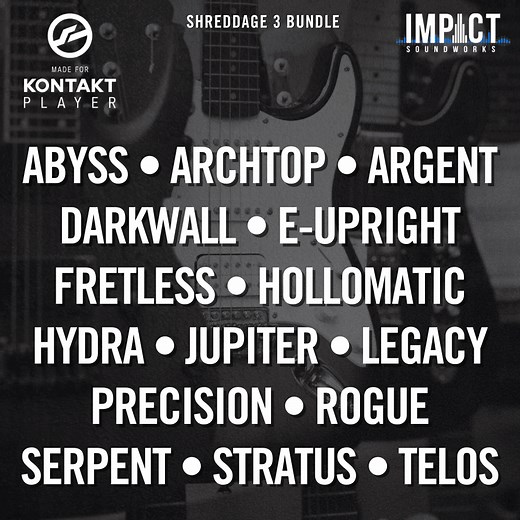 Shreddage 3 Bundle - Impact Soundworks (VST, AU, AAX)