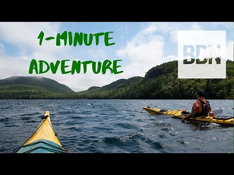 Kayaking Eagle Lake in Acadia National Park | 1-Minute Paddle
