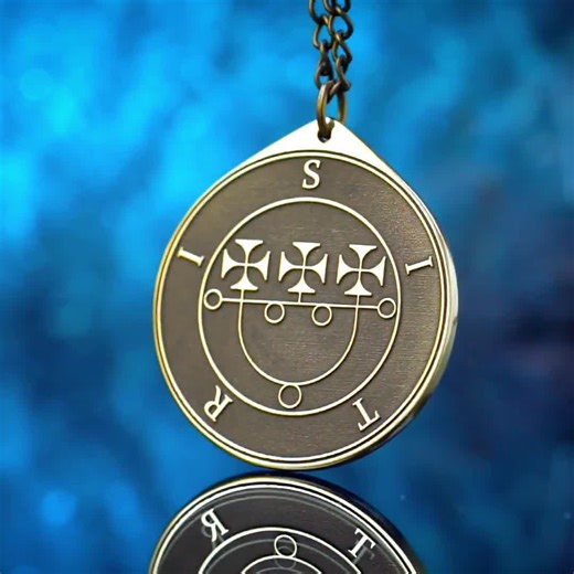 Sitri Seal pendant: Demon of Enflameth Love, Solomon Seal amulet kabbalah occult magic goetia
