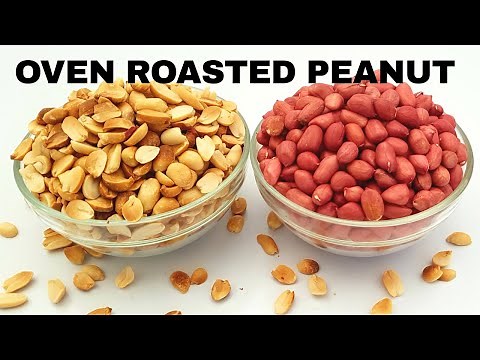 HOW TO ROAST PEANUTS WITH OVEN || CRUNCHY PEANUT RECIPE