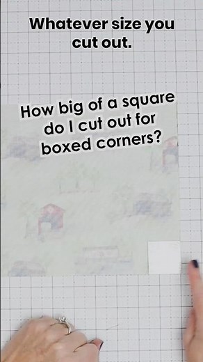Boxed Corners Tutorial - What size square to cut out for boxed bottom bags