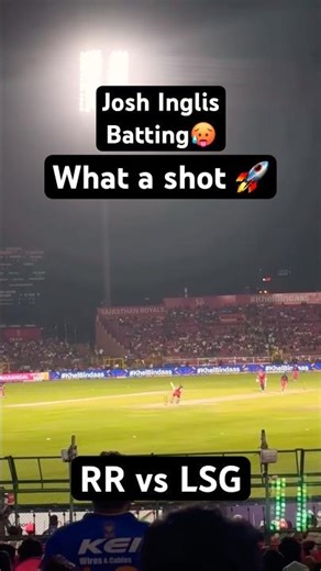 RR vs LSG | josh inglis batting | today match highlights #views #cricket #ipl2026
