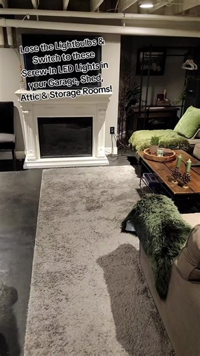 Light up your garage, Shed & Attic with these Screw-In LED Bright Lights instead! #lighting #LED #home