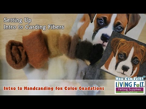 How to Hand Card Wool for Needle Felting or Wet Felting