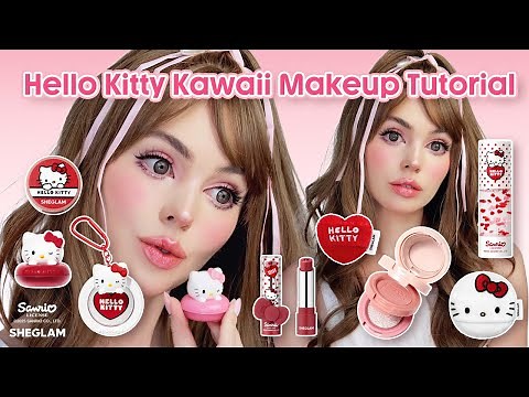Kawaii Makeup Tutorial ft. our Hello Kitty | SHEGLAM Collection 🎀