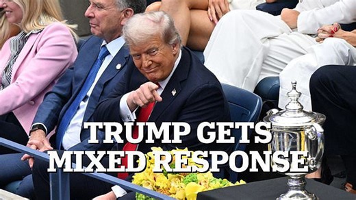 Trump booed at US Open final by tennis fans