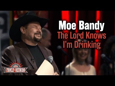 Moe Bandy sings "The Lord Knows I'm Drinking"