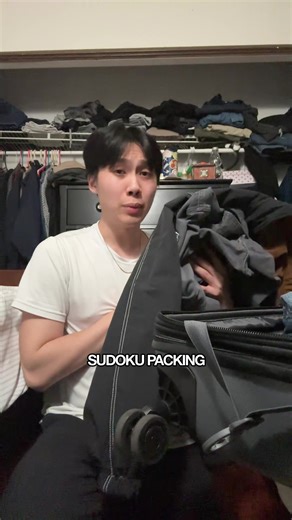 Come pack with me last minute for my trip #china #korea #clothes #tips