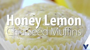 Not all muffins contain 1,000 calories! Try this delicious, guilt-free treat. (More raw honey recipes here: http://bit.ly/2q2Weuz) | The Vitamin Shoppe