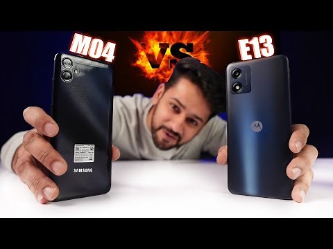 Moto E13 vs Samsung M04 Full Depth Comparison | SUPER PHONE under 8000?