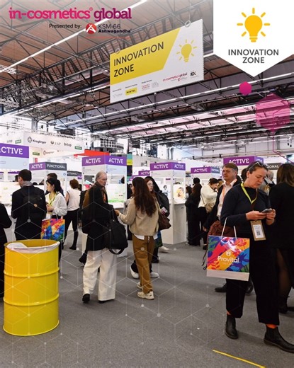 ✨ The Innovation Zone at in-cosmetics Global is where tomorrow’s ingredients take off. Be first to explore new launches, review the data behind them, and connect with the suppliers shaping future formulations. 🚀 Step inside the Global Launchpad and discover how ideas move from lab to launch. 👉 Explore the Innovation Zone products: http://spkl.io/6170AV5H0 #incosglobal #InnovationZone #IngredientDiscovery #CosmeticScience #LabToLaunch | in-cosmetics