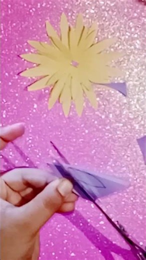 New easy making paper flower #easypapercraft #papercrafttutorial #speedsong#shorts#paperflower