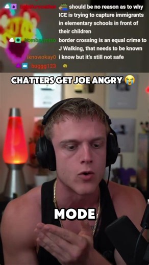 The chat makes joe crash out #clips #joebartolozzi #joebart