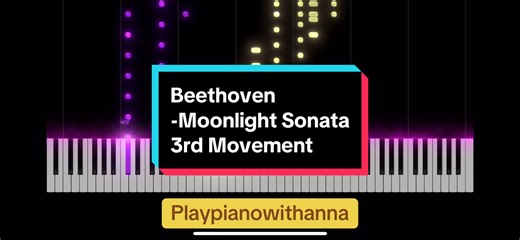 Beethoven's Moonlight Sonata 3rd Movement Piano Tutorial