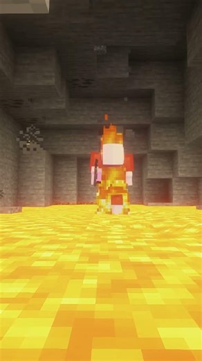 Don't EVER Mine Straight Down! #minecraft #shorts