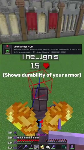Best PvP Mods Part 1 #minecraft #mods #mcpvp #minecraftshorts #gaming