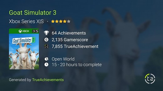 Goat Simulator 3 Achievements