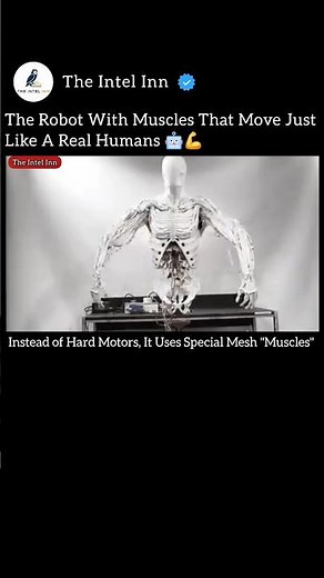 The Robot With Muscles That Moves Just Like A Real Humans!🤖💪 #CloneRobotics #AIInnovation