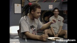 The Biggest and Weirdest Food Disasters | Red Dwarf on Make a GIF