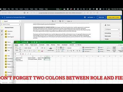 DocuSign Bulk Import Instructions
