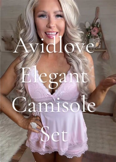 #creatorsearchinsights This is your soft girl meets sexy moment 💕✨ lightweight, flattering, and insanely comfy for lounging or feeling cute at home. The lace details flowy fit make it perfect for spring nights, self-care days, or even a little “main character energy” moment. #camisole #sexypajamas #tiktokshopspringglowup #tiktokshopcreatorpicks