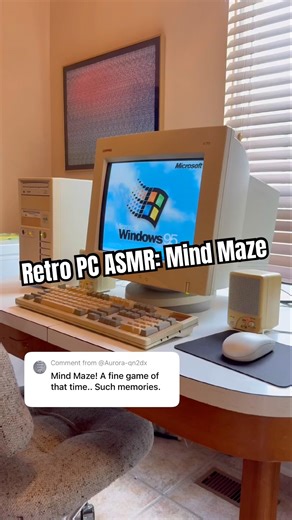 Retro PC ASMR: Mind Maze, Encarta Encyclopedia 96 #retrogaming #windows95 #retrocomputing