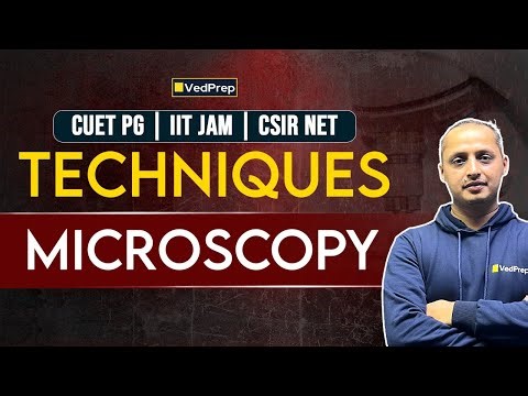 Microscopy Techniques Explained | Lecture 1 | CUET PG, CSIR NET & IIT JAM Preparation | VedPrep Bio