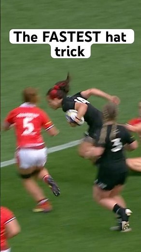 Crazy Fast Hat Trick!! 🔥 By Black Ferns LEGEND Rubi Tui in 10 MINUTES!