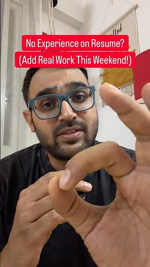 No Experience on Resume? Add real work experience in this weekend