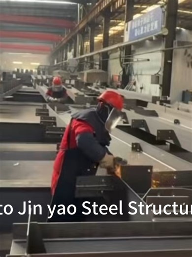 🏭 Jinyao Steel Structure: Craftsmanship in Factory Fabrication ✨ Witness Jinyao’s mastery in steel structure manufacturing! Our skilled workers craft every component with precision—from cutting and welding to assembly—upholding strict quality standards for domestic & international projects. Expertise, attention to detail, and industrial-grade precision make us your trusted partner for steel engineering! Whatsapp: 8613220696950 Email:chrisli@jinyaosteel.com #SteelStructureFabrication #FactoryCra